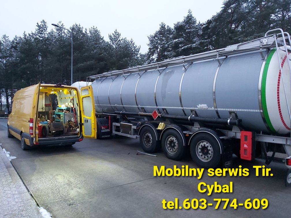 Mobilny serwis TIR wyjazdowy Ciezarowe Tir  Wulkanizacja Pomoc Drogowa