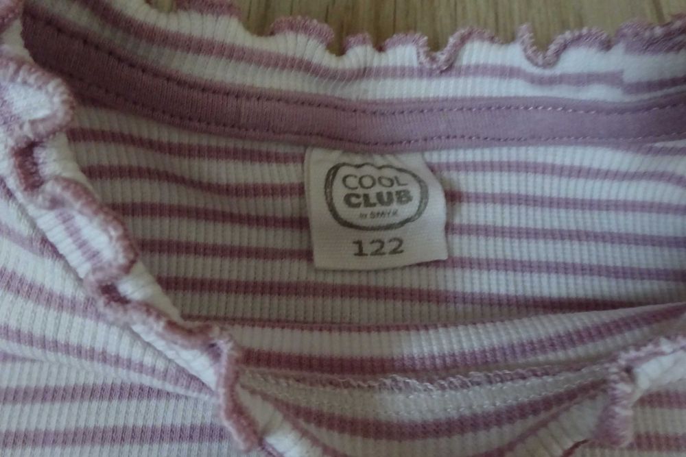 Bluzka w fioletowe paseczki r. 116 - Smyk