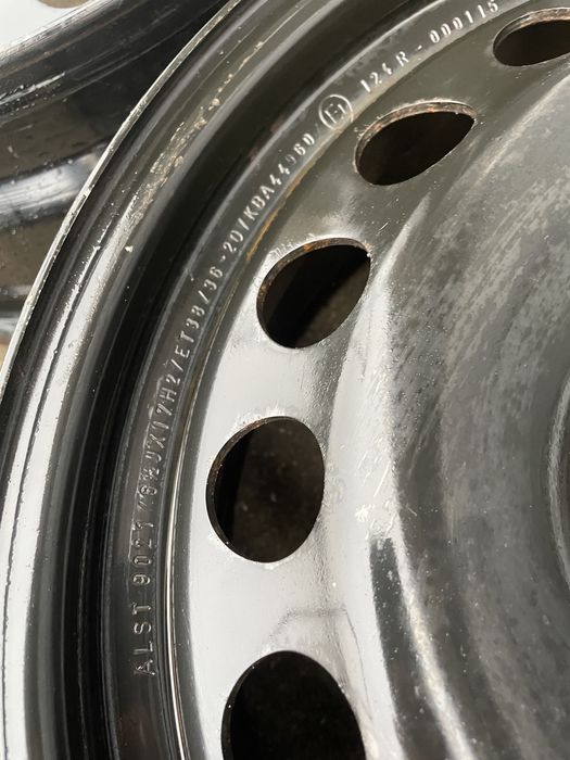 4x felgi stalowe 5x112 r17 et38 6,5J Stalowki czerne Germany 17”