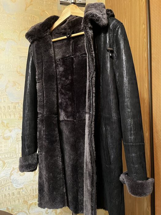 Женская натуральная дубленка.Турция Yellow Genuine Leather