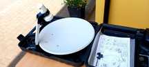 Antena satelitarna / zestaw MEGASAT Camping / Camper 41.5 cm