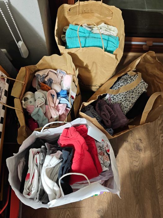 Paka ubrań za darmo rozm do 1 roku + różne