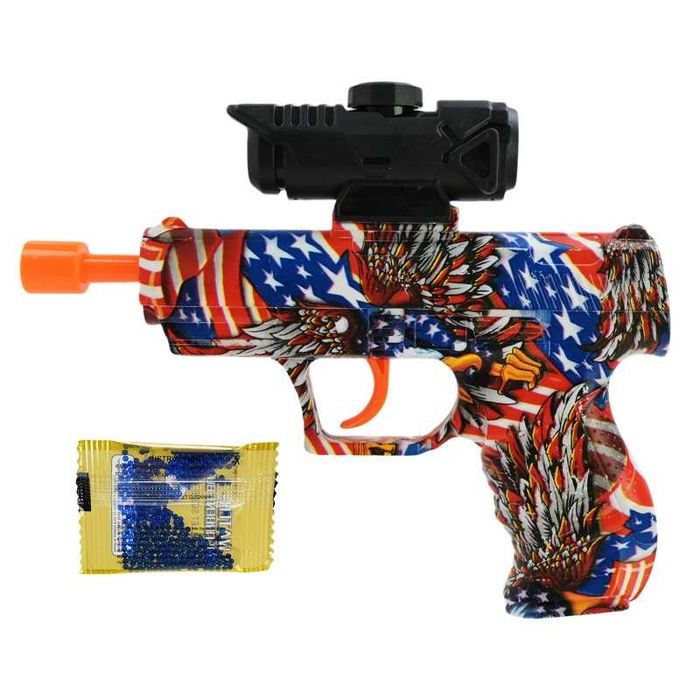 Пістолет стріляє гелевими кулями