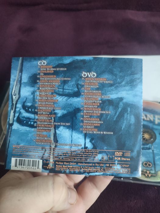 Pagan Fire 2008 (CD+DVD), manufactured in USA