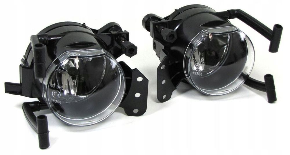 HALOGENY BMW E60 E61 KPL ŻARÓWKI CHROM