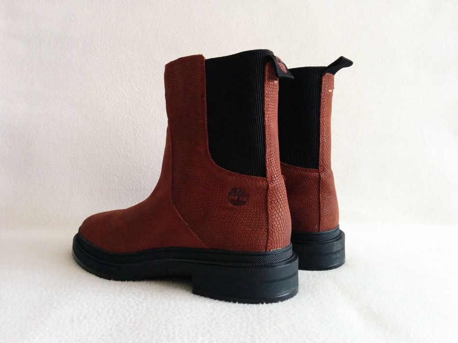 TIMBERLAND botki ze skóry naturalnej - damskie buty