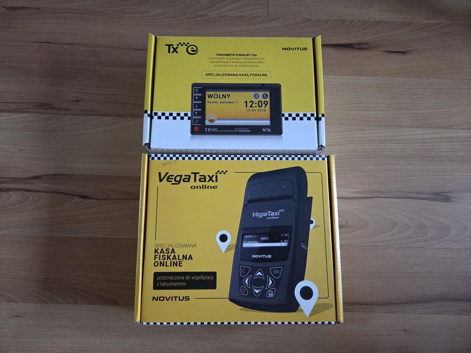Taksometr z kasą fiskalną Novitus