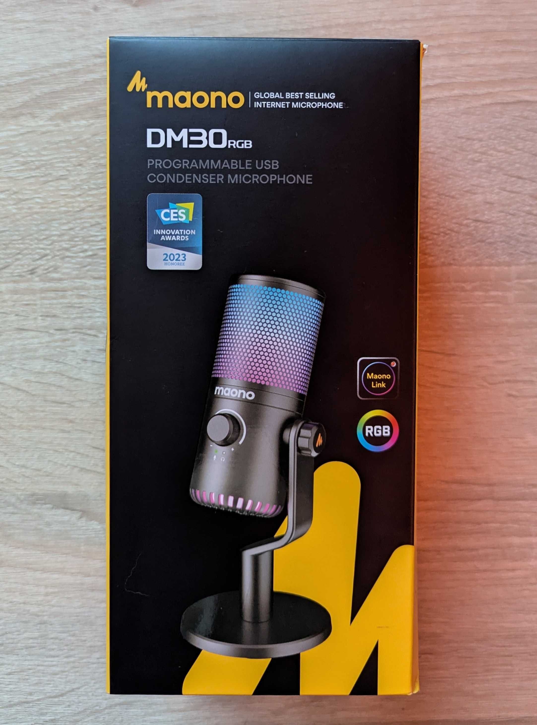 USB-мікрофон Maono DM30 RGB — новий