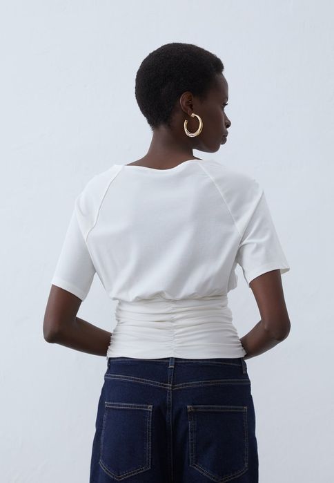 Bluzka z marszczeniami Anna Field XL