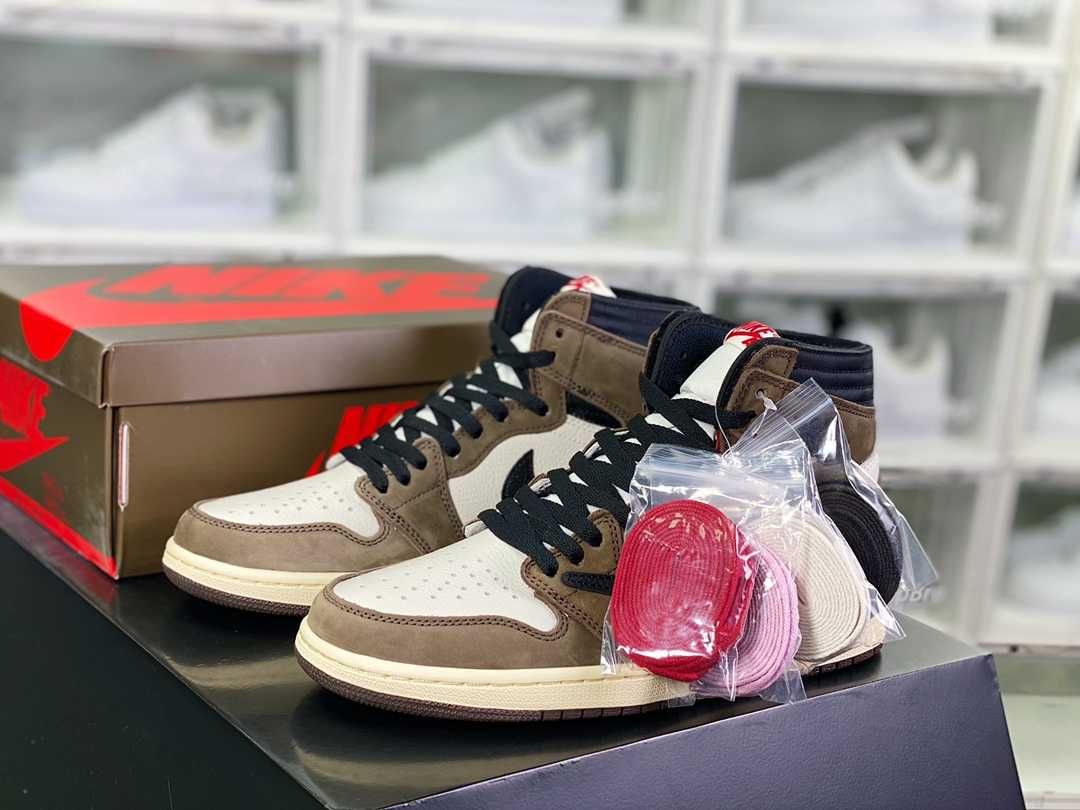 Travis Scott x Air Jordan 1 Retro High OG”Cactus Jack” CD4487-