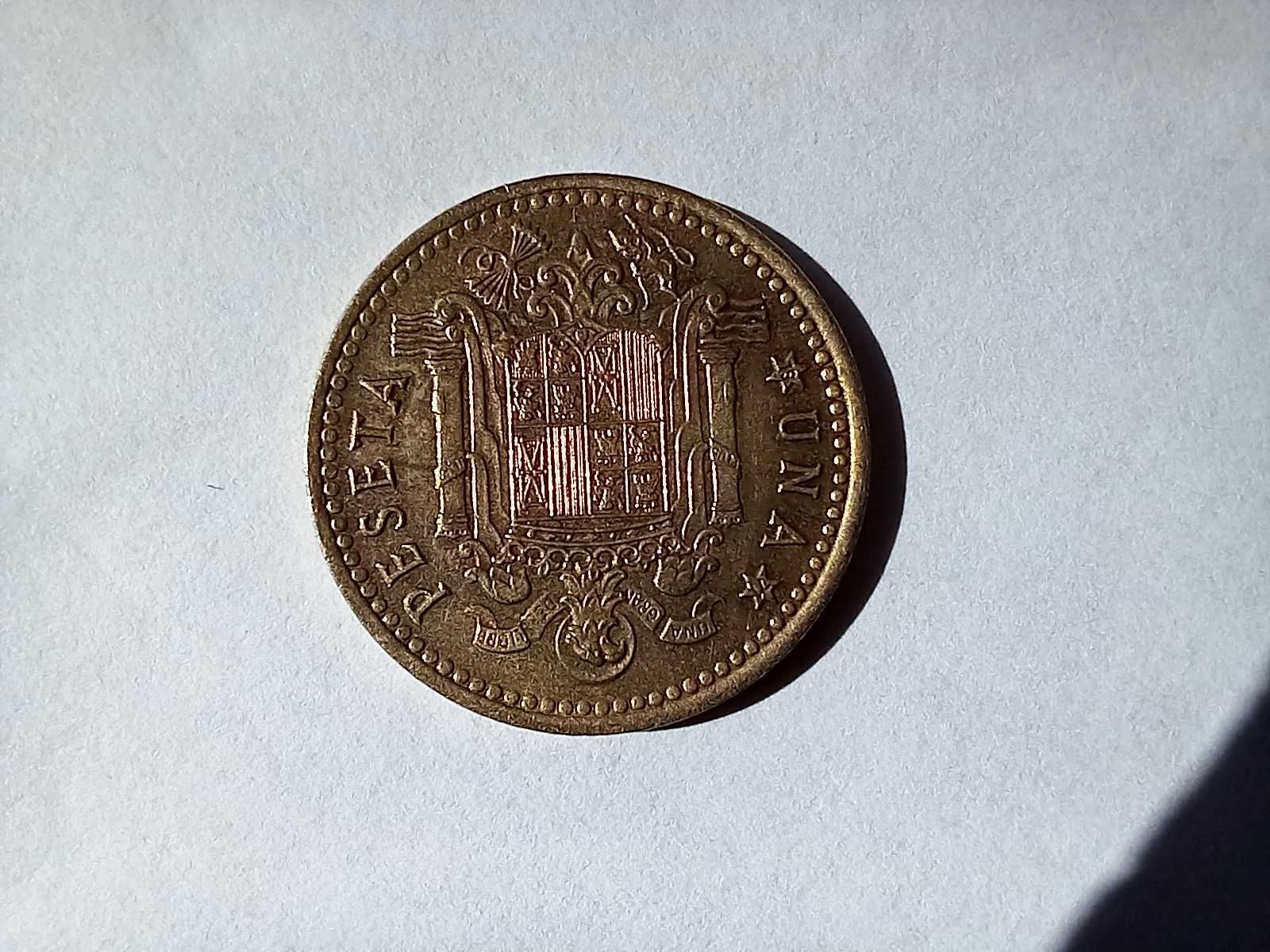 Moneta Hiszpania - 1 peseta 1966 /11/