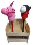 Stajnia z dwoma koniami hobby horse PRODUCENT