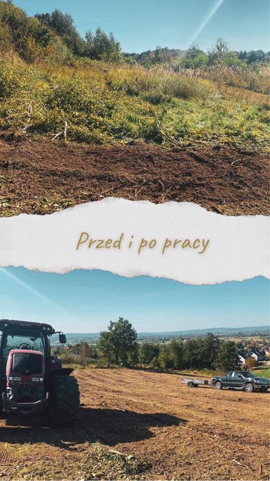 MULCZOWANIE usuwanie zakrzaczeń karczowanie czyszczenie działek