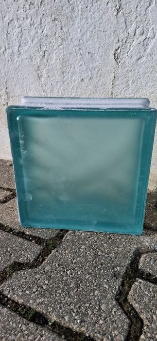 Tijolos de Vidro Turquesa