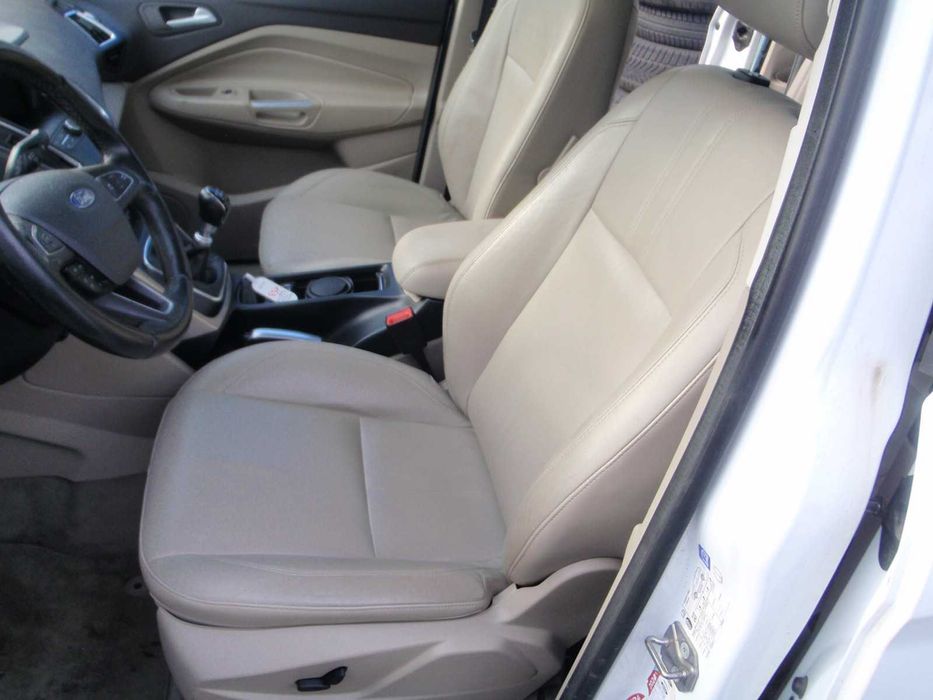 Ford C-Max Grand lift Fotele Skórzane banan