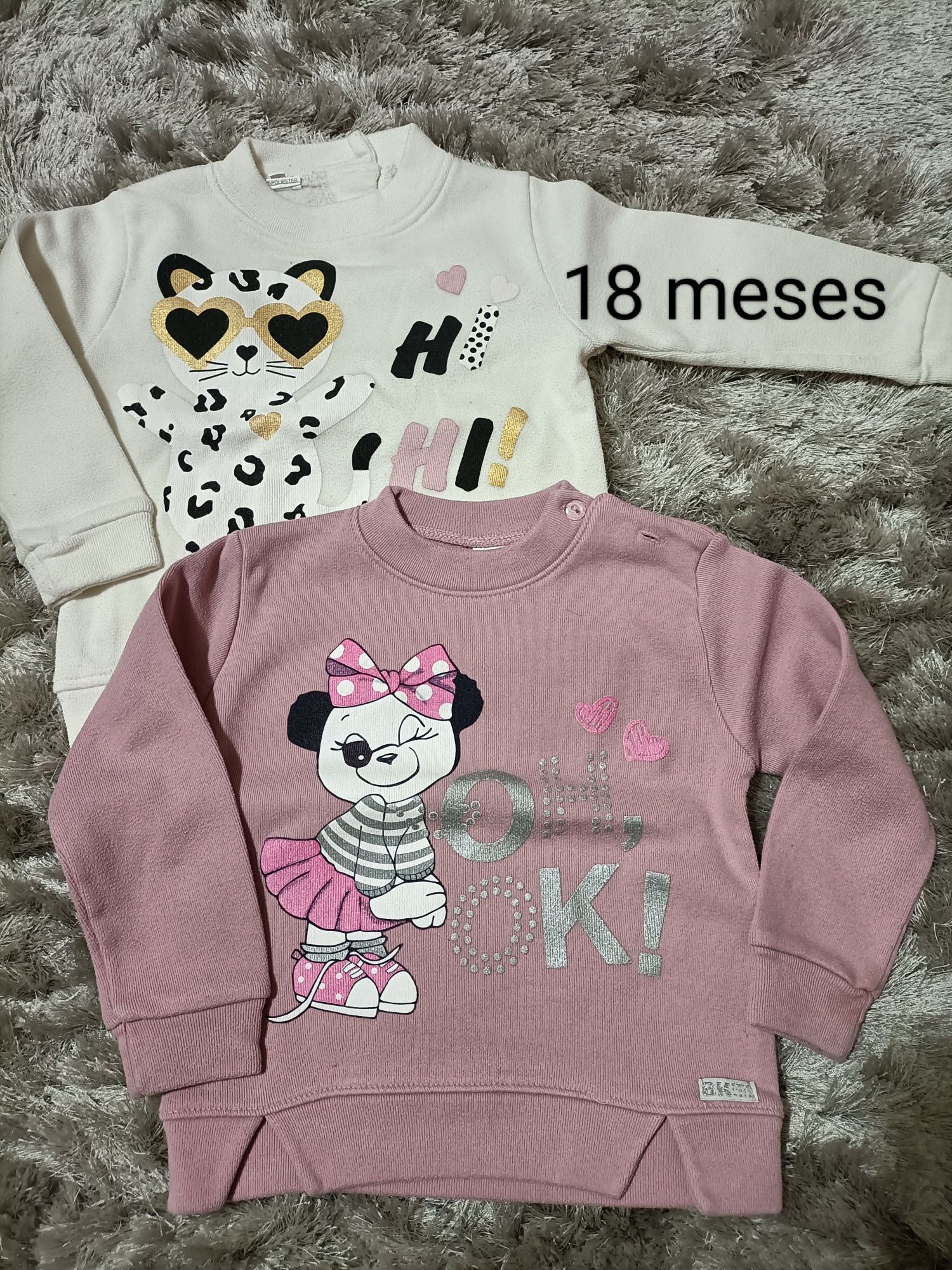 Lote de roupas de menina