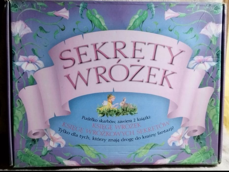 Książka "Sekrety Wróżek" / 2 w 1 / Karton