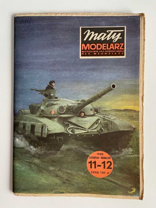 mały Modelarz 1985 nr 11-12 - czołg średni T-72 - 11-12/85