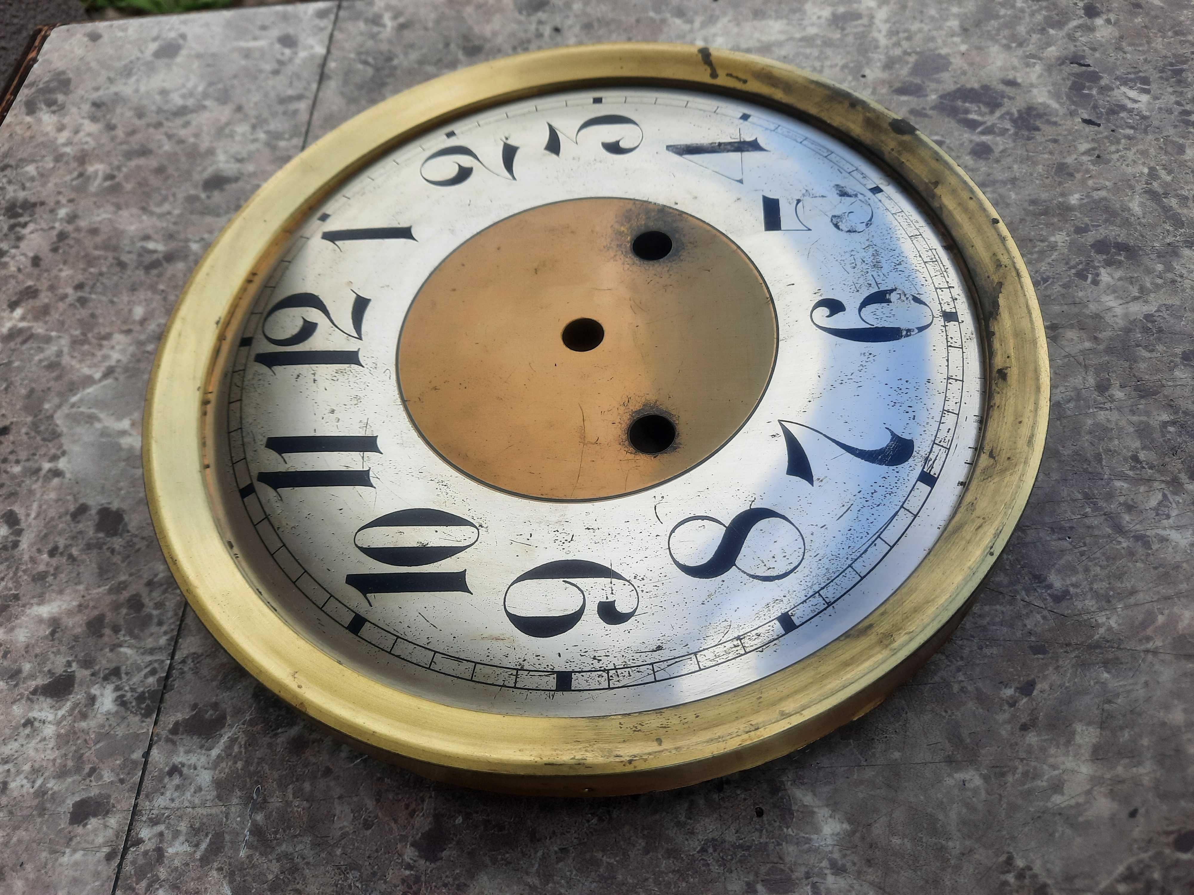 456 Tarcza starego zegara ściennego Kienzle 20,5cm 56,5/32mm
