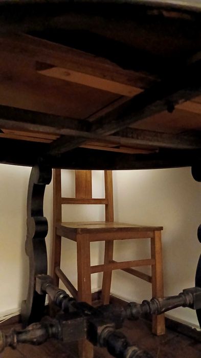 Mesa redonda madeira