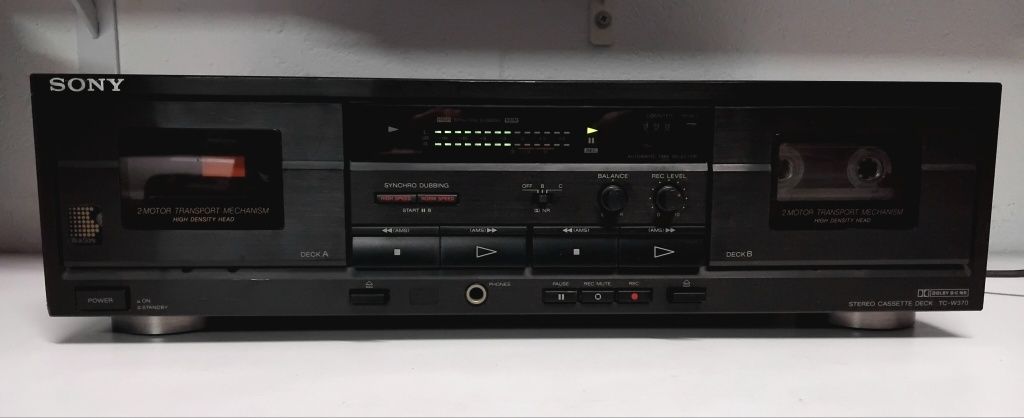SONY deck cassettes TC-W370