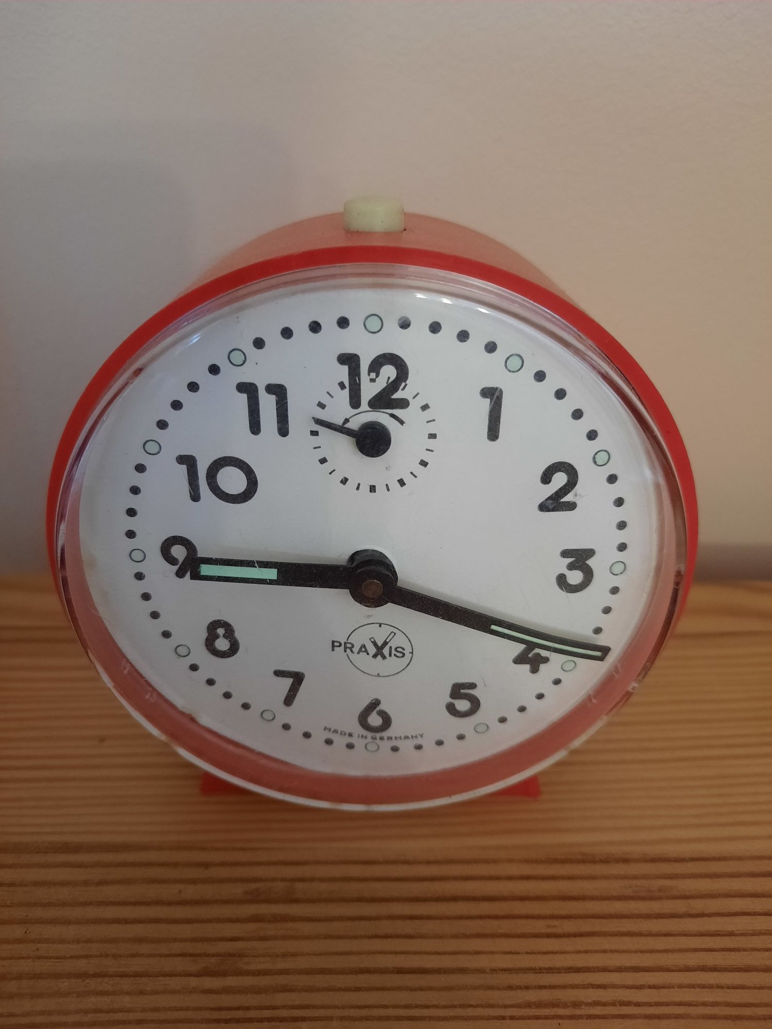 Stary zegar budzik Praxis