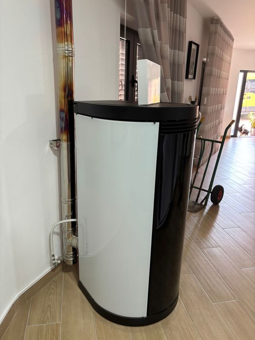 Caldeira pellets Moretti Aqua Turbo Glass 34w