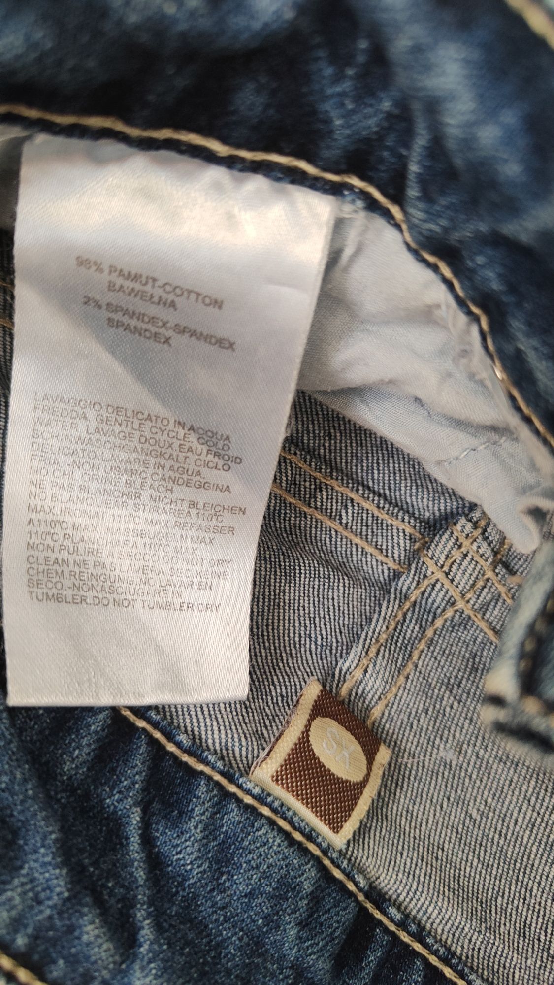 Jak nowe jeans wysoki stan XS szorty