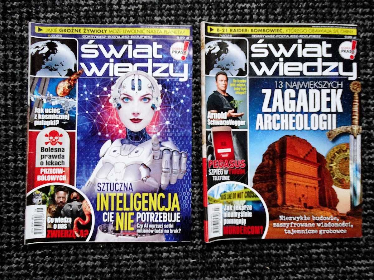 "Świat Wiedzy" wyd. archiwalne od 1-11/2023 (11 egz.)