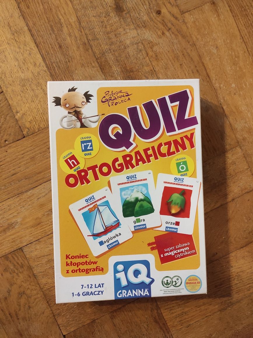 Gra quiz ortograficzny