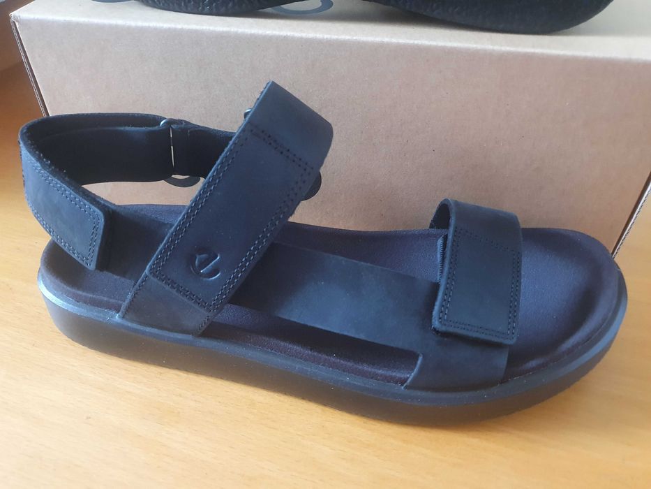 Sandały skórzane ECCO Flowt M  44 EU 28 CM czarne