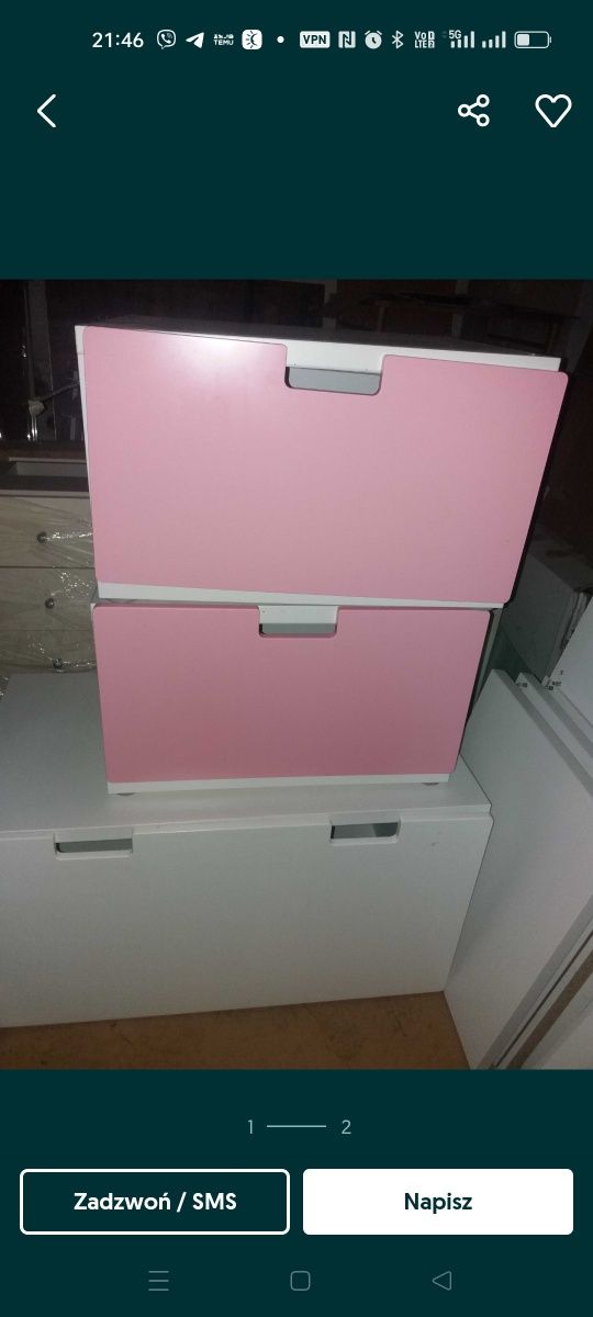 IKEA Stuva komoda/pudło/szuflada/skrzynia 32*60*51 cm