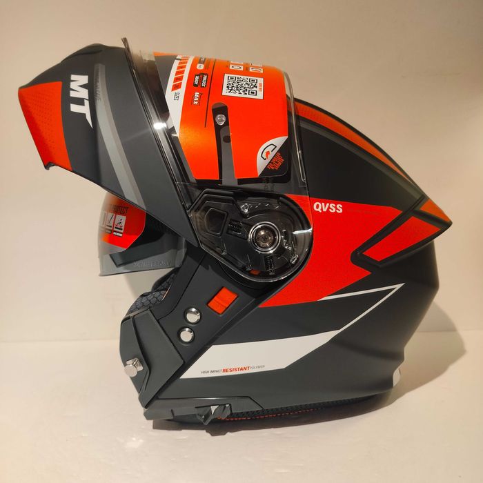 Capacete modular MT Genesis SV Mota scooter novo