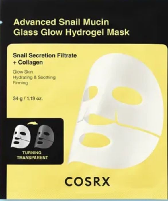 Гідрогелева маска з муцином равлика Advanced Snail Mucin Glass Glow Hy