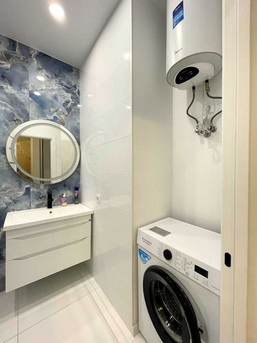 Панорама моря -Продажа 2-комнатной в ЖК Эллада-I с ремонтом и мебелью