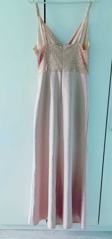 Sukienka z cekinową górą o kroju rybki marki Małgorzata, rozm. S (36)