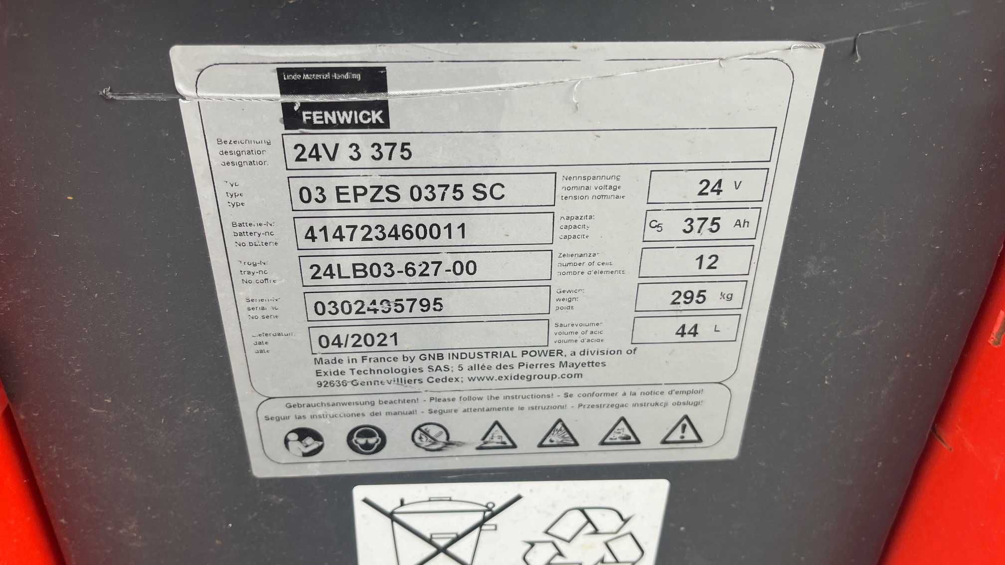 Wózek paletowy elektryczny LINDE T 20 udzwig 2 t