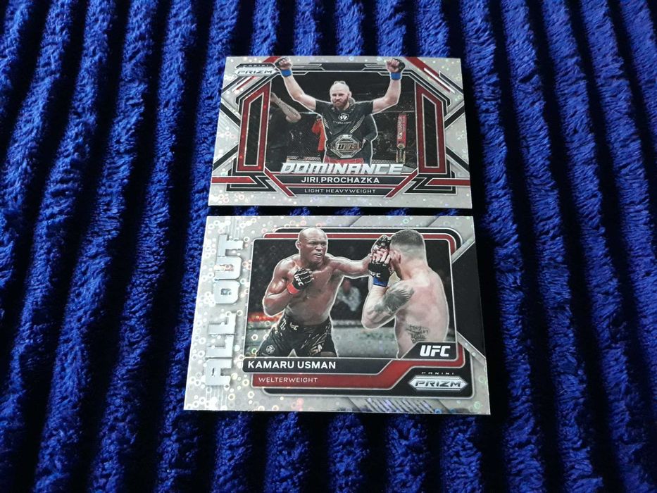 Panini Prizm UFC 2023 - Prochazka & Usman - sparkle disco prizm