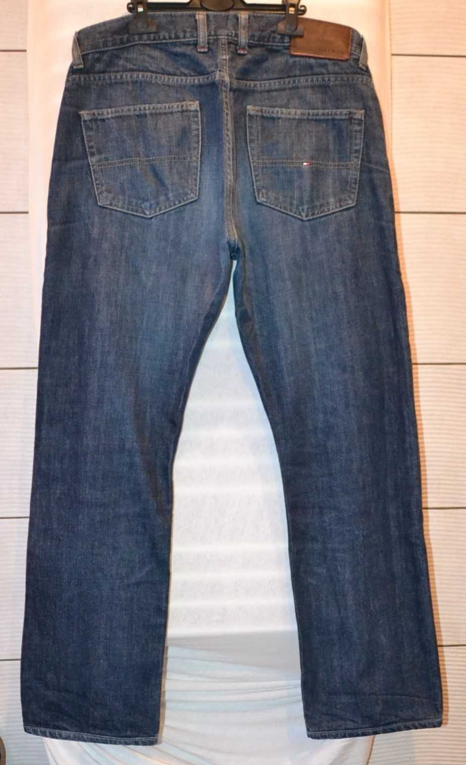 TOMMY HILFIGER Madison Denim Straight fit Jeans Spodnie Męskie W34