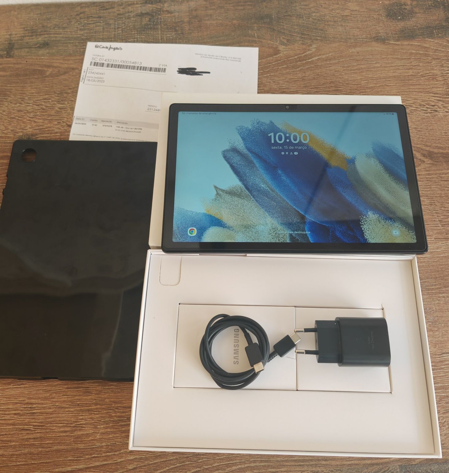 Samsung Galaxy Tab A8 LTE 10.4 Preto 4GB/128GB C/Garantia