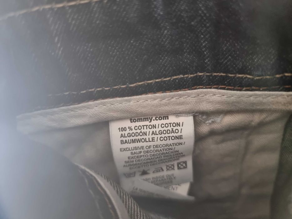 Tommy Jeans Hilfiger Denim ogrodniczki rybaczki retro styl NYC S M