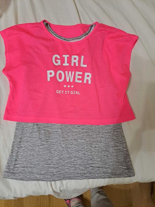 crop top bluzka 2w1 140