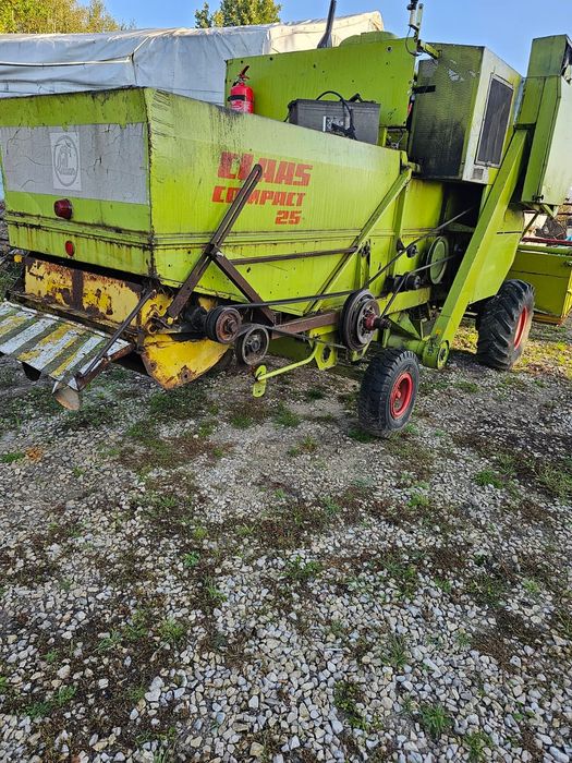 Kombajn. Claas compact 25 z sieczkarnią