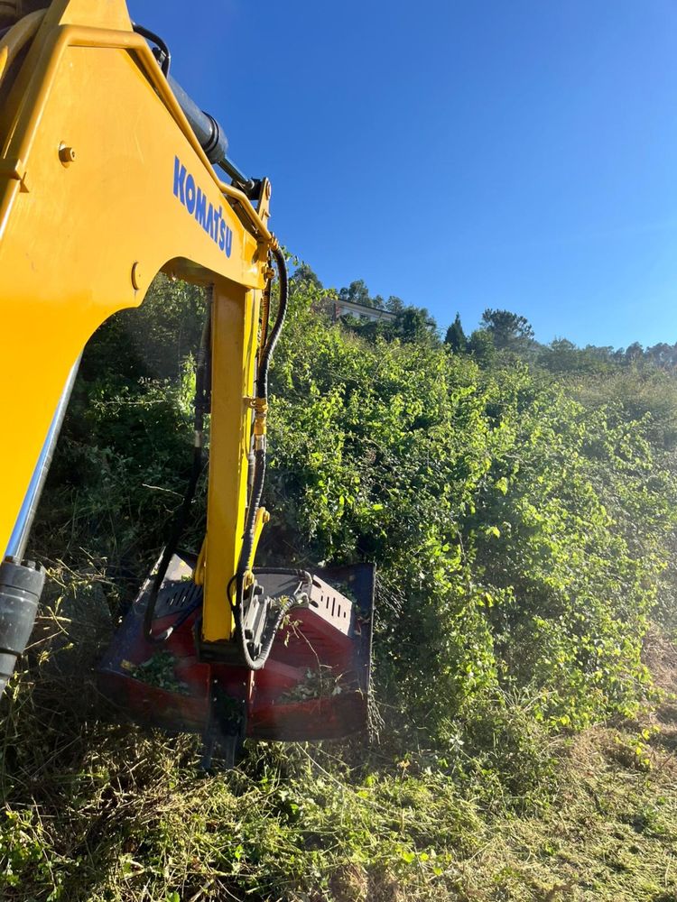 Limpeza de terreno giratoria