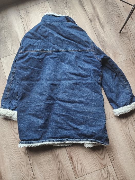 Джинсова зимова куртка