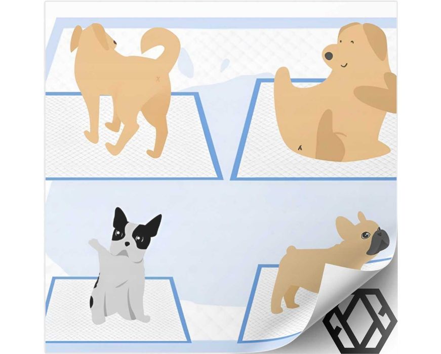 Podkłady Higieniczne Maty dla Psa do Sikania Przewijania 60x90 100 Szt