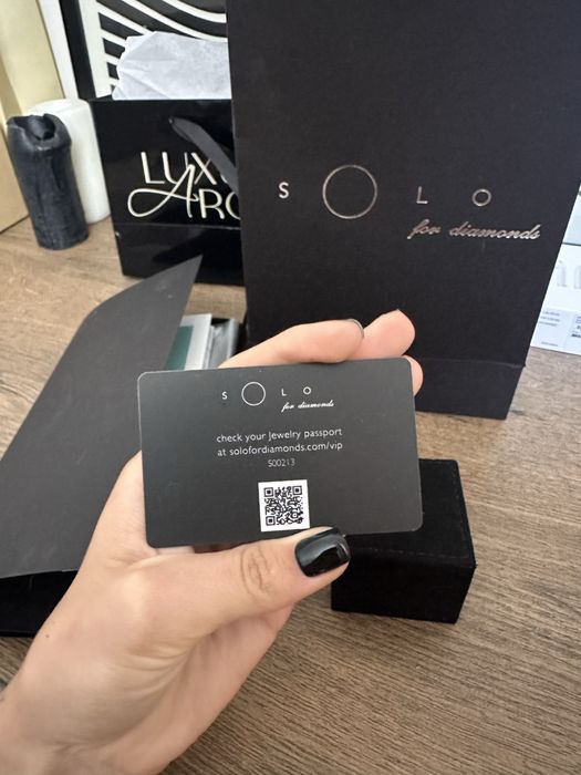 Діамантова обручка SOLO FOR DIAMONDS