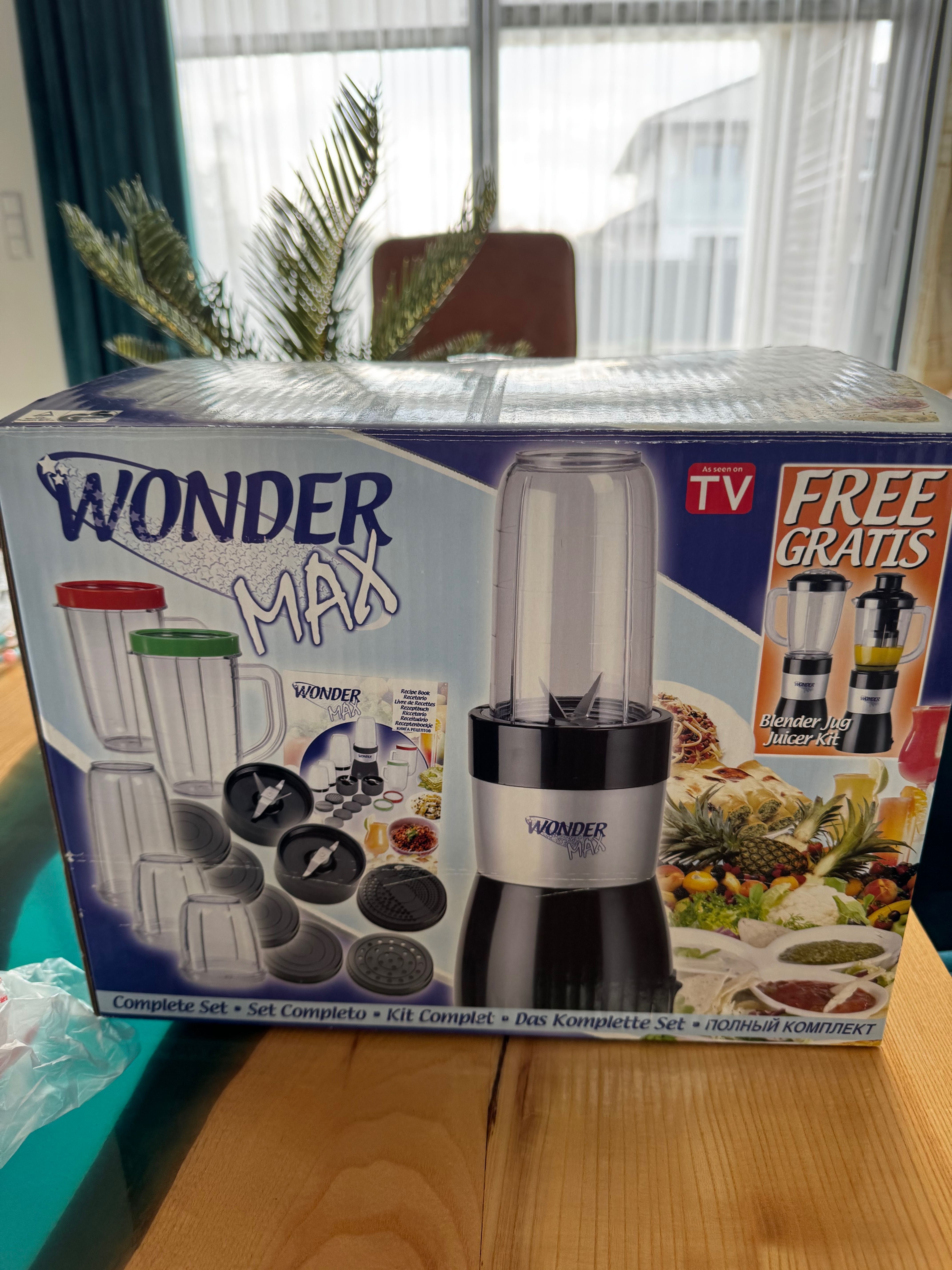 Wonder Max blender kielichowy, rozdrabniacz, sokowirówka