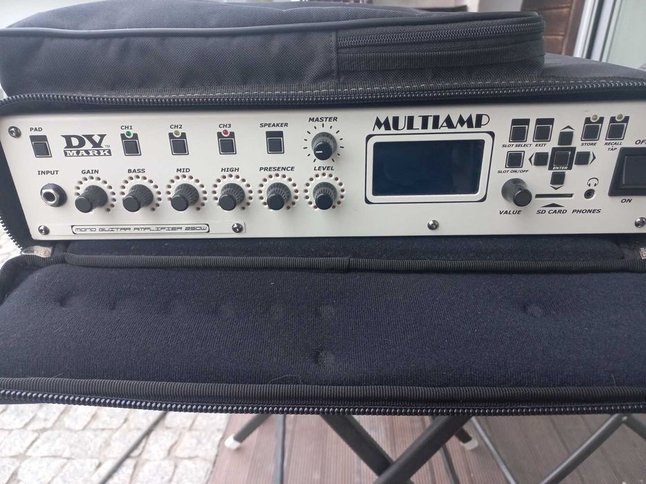 In ear, emissor guitarra, microfone sem fio, processador com pedaleira