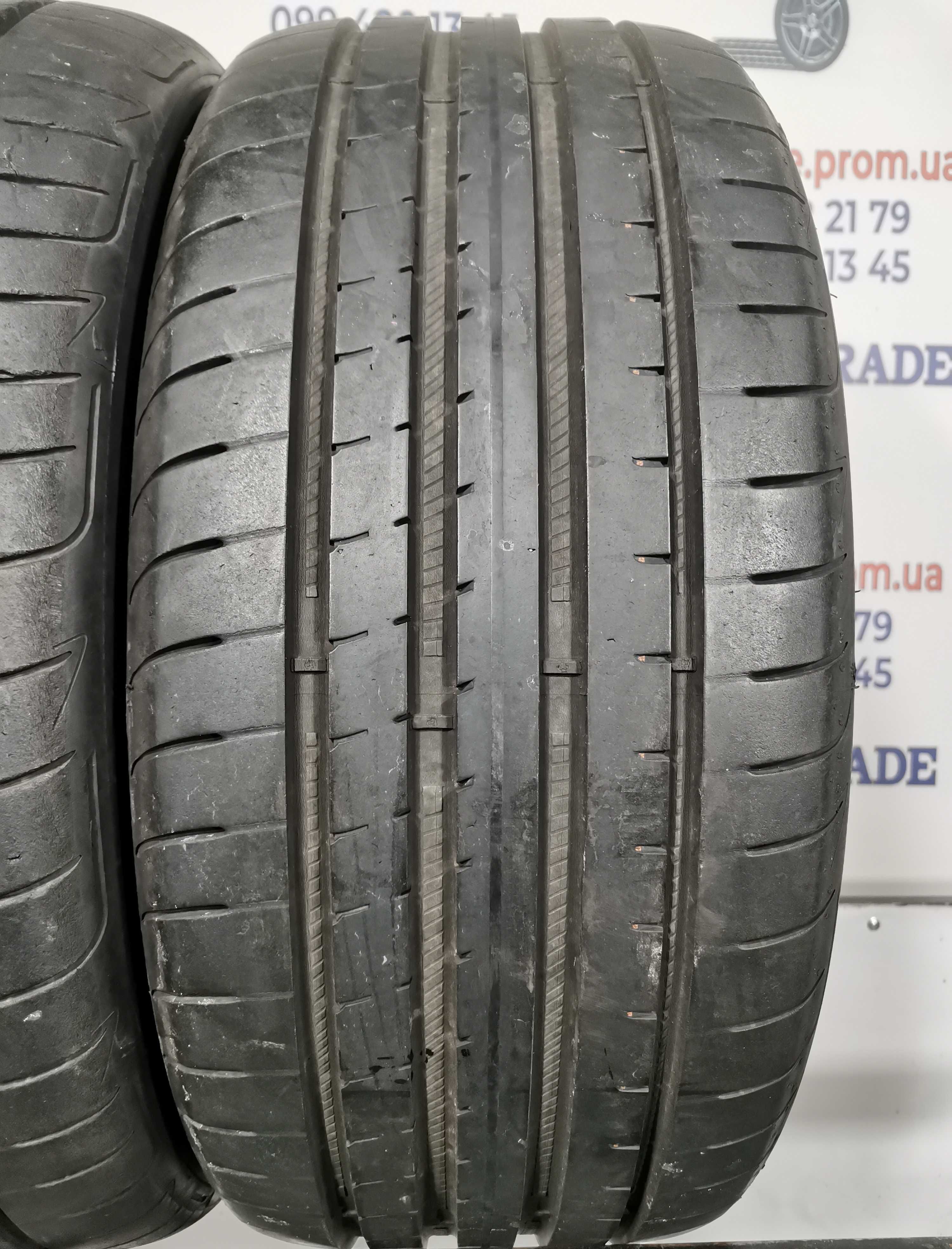 2 шт. 225/45 R17 Goodyear Eagle F1 Asymmetric 3 літні шини б/у